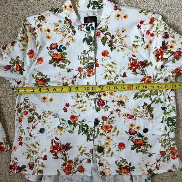 Disney Alice Through the Looking Glass Floral Pattern Button Jacket Size XL - Picture 14 of 15